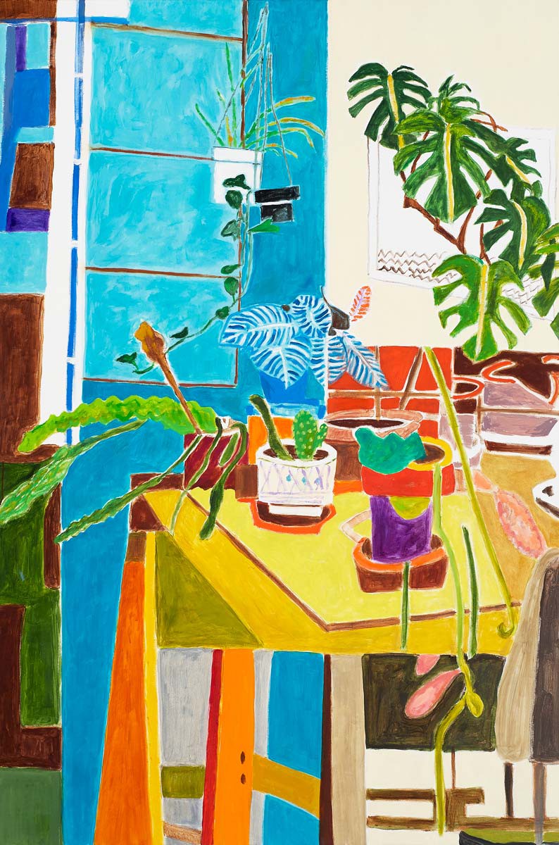 Pottery Table  2017  oil on canvas  180 x 120cm/71 x 47 in