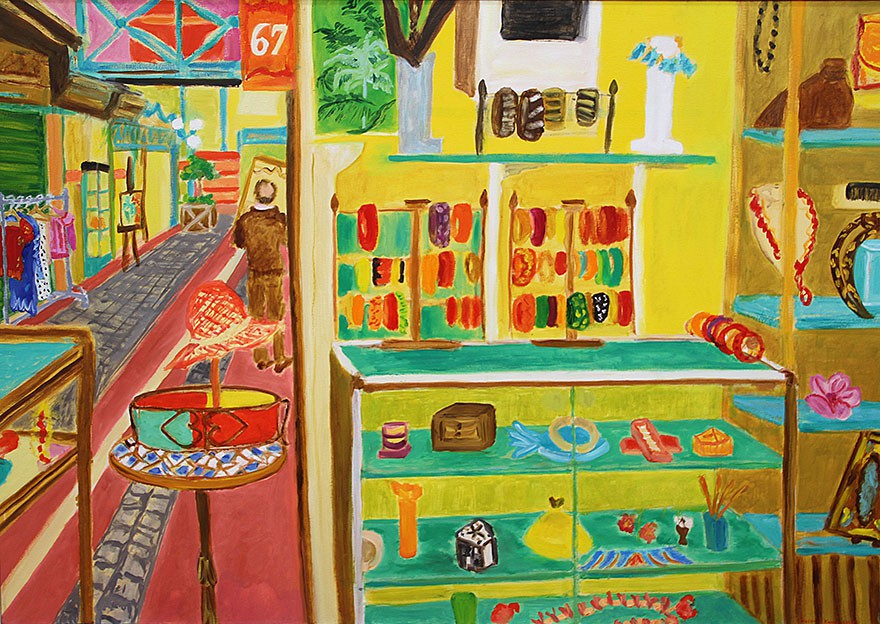 Soixante-sept  2008  oil on canvas  81 x 116 cm/32 x 46 in